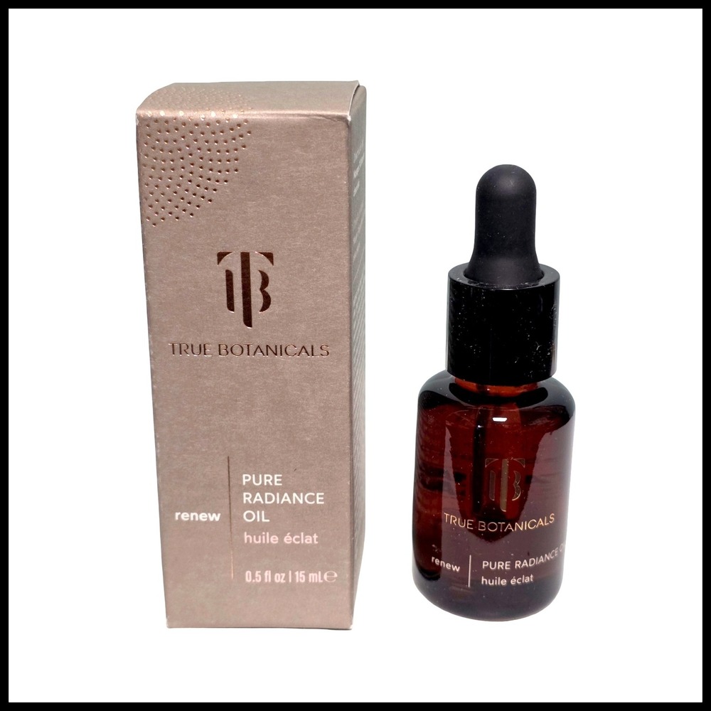 True Botanicals Renew Pure Radiance Oil Face Moisturizer 0.5 fl oz 15 mL New Box